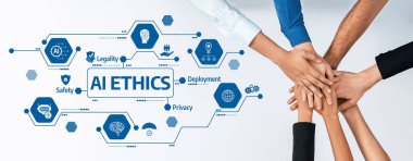 Yapay zeka gelişimi ve konuşlandırılmasında yasallık, gizlilik ve güvenlik için işbirliği üzerine odaklanarak yapay zeka etiğinin temel bileşenlerini araştırın. Dostluk