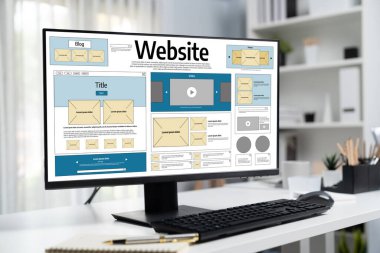 Web sitesi tasarım yazılımı çevrimiçi perakende ticaret ve e-ticaret için canlı şablon sağlıyor
