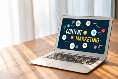 Mod çevrimiçi iş ve e-ticaret pazarlama stratejisi için içerik pazarlaması