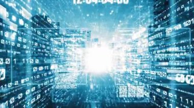 Yazılım geliştirme, uygulama programlama kodu ve gizli bilgisayar kodlaması. Yeni bilgi çağındaki küresel eğilimleri değiştiren akıllı dijital dönüşüm ve teknoloji bozulması kavramı .