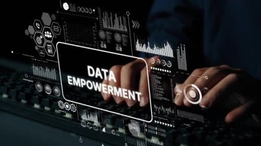 Modern İş Stratejileri ve Karar Verme Süreci için Dijital Teknoloji ve Analiz yoluyla Verileri Güçlendirmek. Asemptotik akıllı veri analitiği.