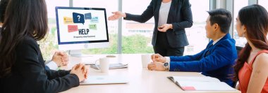 Help screen on the website provide answer to FAQ frequently asked question snugly with knowledge information and solution by customer support