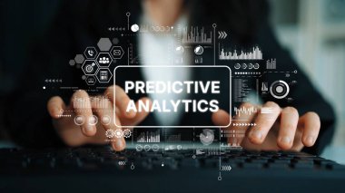 Klavyede Grafikler ve Veri Görselleştirmeleri ile Öngörü Analitik Sürecinde İşletme Profesyonelliği. Asemptotik akıllı veri analitiği.