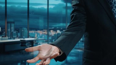 Yapay zeka mühendisliği, büyük veri ve yapay zeka makinesi kavramında yapay zeka beyin işlemcisiyle iş desteği için üretken yapay zeka kullanmayı öğrenen insan etkileşimi. Kullanıcı Kimliği