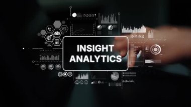 Grafikler, Ölçüler ve İş Zekası ve Karar Verme Simgeleri ile Anlayışlı Veri Analitik Görselleştirme. Asemptotik akıllı veri analitiği.