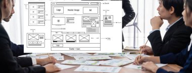 Web sitesi tasarım yazılımı çevrimiçi perakende ticaret ve e-ticaret için canlı şablon sağlıyor