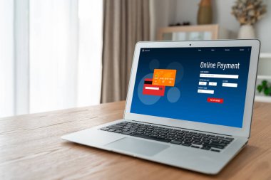 İnternet üzerinden modem para transferi için çevrimiçi ödeme platformu