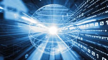 Fütürist küresel sosyal medya, insanlar iletişim ağı ve dijital veri paylaşımı kuruyor. Yeni bilgi çağındaki küresel eğilimleri değiştiren akıllı dijital dönüşüm ve teknoloji bozulması kavramı .