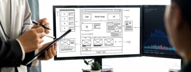 Web sitesi tasarım yazılımı çevrimiçi perakende ticaret ve e-ticaret için canlı şablon sağlıyor
