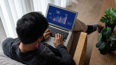 İş veri paneli, pazarlama stratejisi planlaması için iş zekası analizi sunar. Müşteri taleplerini analiz etmek ve iş dünyasının geleceğini önceden görmek için büyük veriler sunulur.