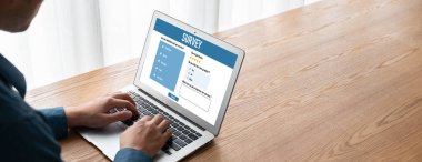 İnternet ağındaki mod dijital bilgi toplama için çevrimiçi anket formu