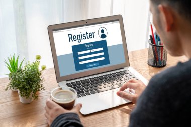 İnternet sitesinde mod form doldurmak için çevrimiçi kayıt formu