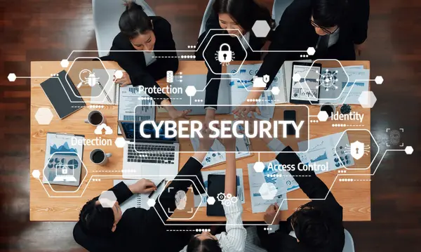 Dinamik İş Ortamı 'nda Koruma ve Erişim Kontrolü sağlamak için Takım İşbirliği ve Modern Teknoloji ile Siber Güvenlik Toplantısı. Dostluk