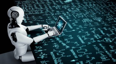 Model bilgisayar ekranında merkezi olmayan finans veya DeFi kavramı. Defi sistemi yeni yatırım ve tasarruf seçenekleri sunuyor .