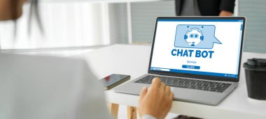 Müşteri sorularına otomatik olarak cevap veren mod çevrimiçi iş için Chatbot yazılım uygulaması
