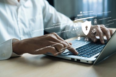 İş adamı, stratejik kararlar için değerli verileri çıkartarak arama motoru araştırması yapıyor. Kapsamlı araştırma ve SEO veri analizi için arama motorları kullanılıyor. FaaS