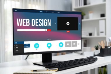 Web sitesi tasarım yazılımı çevrimiçi perakende ticaret ve e-ticaret için canlı şablon sağlıyor