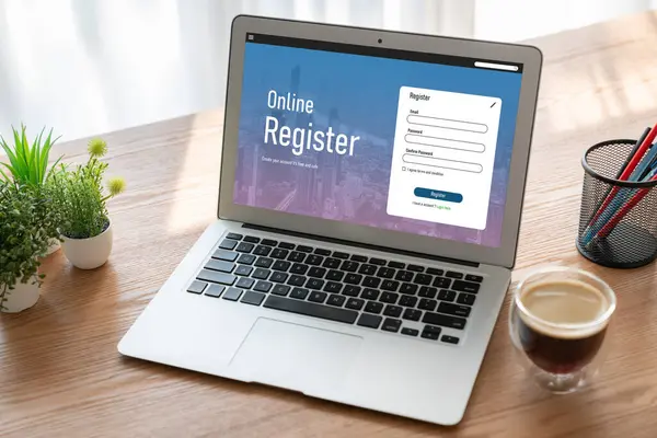 İnternet sitesinde mod form doldurmak için çevrimiçi kayıt formu