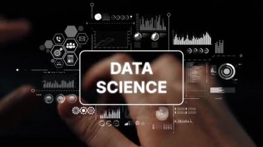 Görsel Analitik ve Dijital Çevredeki İş Sezgileri ile Yenilikçi Veri Bilimi Kavramı. Asemptotik akıllı veri analitiği.