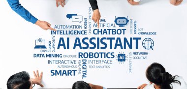 Bir grup, yapay zeka asistanlarının özelliklerini ve etkilerini vurgulayan, otomasyon, robot bilimi ve modern teknolojideki akıllı veri analizlerine odaklanan bir tartışmaya girişir. Dostluk