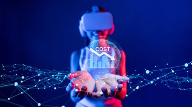 Sanal gerçeklik teknolojisini kullanarak maliyet azaltma stratejilerini finansal verilerle göstererek kurumsal karar verme mekanizmasını geliştiren büyüleyici bir görüntü. XDMCP