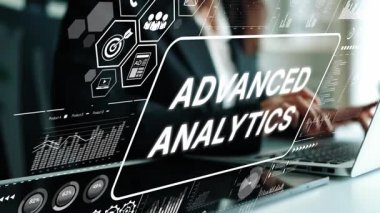 Profosyonel Çalışma Alanı Grafikler, Grafikler ve Dijital Ekranda Veri Görselleştirmesi ile Gelişmiş Analiz Yapıyor. Asemptotik akıllı veri analitiği.