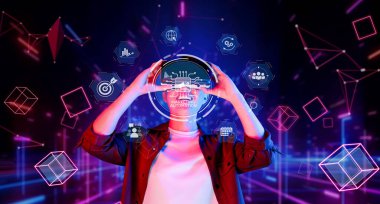 Jeneratif yapay zekayla çalışan dijital pazarlama otomasyonunun görsel olarak çarpıcı bir temsilini keşfedin ve mühendisliği devreye sokun, online stratejilerin geleceğini gösterin. XDMCP