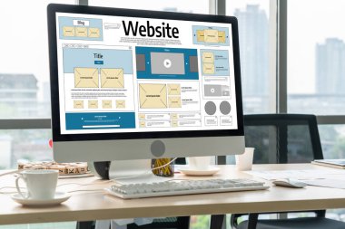 Web sitesi tasarım yazılımı çevrimiçi perakende ticaret ve e-ticaret için rahat bir şablon sağlar