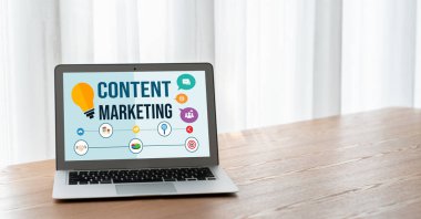 Mod çevrimiçi iş ve e-ticaret pazarlama stratejisi için içerik pazarlaması