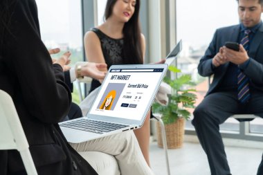 NFT pazarı dijital sanatçının çalışmalarını İnternet ağında satması için mod satış kanalı sağlıyor