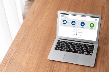 Ürün nakliyesi ve teslimatı için e-ticaret ve mod çevrimiçi iş izleme sistemi
