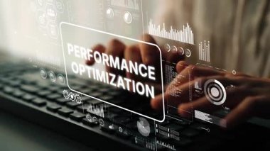 Modern klavyede Dijital Analiz ve Veri Görselleştirmesi ile İş Profesyoneli Performans İyimserleştirmesi Yaptı. Asemptotik akıllı veri analitiği.