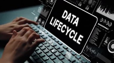 Modern Teknoloji ve Kullanıcı Etkileşimi ile Dijital Çevrede Data Lifecycle 'ı anlamak. Asemptotik akıllı veri analitiği.