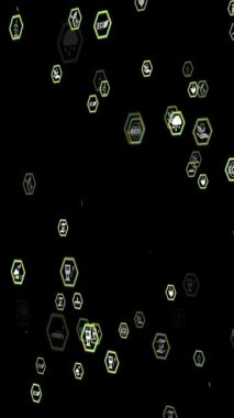 Yeşil çevre dostu teknoloji görselleştirici soyut. Geleceğin ekoloji yazılımı. 3B görüntüleme .