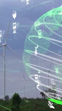 Çevre koruma teknolojisi ve yenilenebilir doğal kaynaklardan gelen temiz enerji ve güçle küresel sürdürülebilir ESG 'ye yaklaşmak