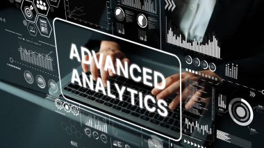 Modern Ofis Ortamı Dizüstü bilgisayarında Gelişmiş Analiz Teknolojisi ile Mesleki Analiz Verileri. Asemptotik akıllı veri analitiği.