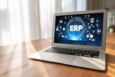 Pazarlama stratejisini planlamak için modern iş için ERP girişimi kaynak planlama yazılımı