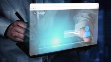 Yapay Zeka Asistanı Chatbot Prompt Mühendislik Tarafından Açıklanabilir Yapay Zeka Bilgileri ve Akıllı İş Desteği için LLM Derin Öğrenme Teknolojisi tarafından kontrol ediliyor. Muxer