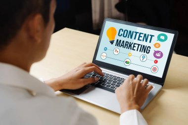 Mod çevrimiçi iş ve e-ticaret pazarlama stratejisi için içerik pazarlaması