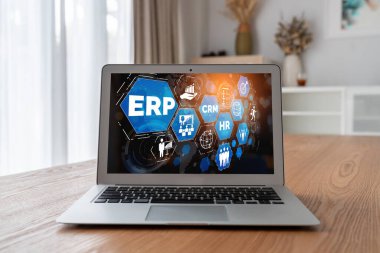 Pazarlama stratejisini planlamak için modern iş için ERP girişimi kaynak planlama yazılımı