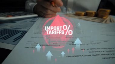 İthalat Gümrüğü ve Finansal Grafikler ve Hesap Makinesiyle Vergi Belgelendirme Analizi. Sevkiyat.