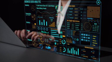 Modern dijital işletmelerde veri analizi ve gerçek zamanlı analitik, öngörü veri modellemesi, iş zekası analizleri ve veri odaklı karar verme stratejisi. Thunk