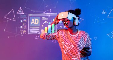 Bir kullanıcının sanal gerçeklikte canlı bir şekilde temsil edilmesi, yenilikçi dijital pazarlama teknikleri keşfedilmesi, teknoloji ve sosyal medya ilişkisinin karışımının sergilenmesi. XDMCP