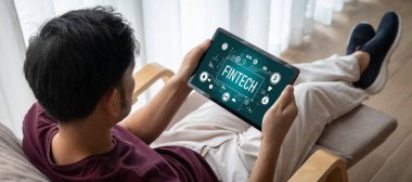 Pazarlama stratejisini analiz etmek için kullanılan Fintech finansal teknoloji yazılımı