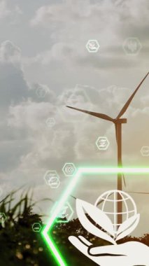 Çevre koruma teknolojisi ve yenilenebilir doğal kaynaklardan gelen temiz enerji ve güçle küresel sürdürülebilir ESG 'ye yaklaşmak