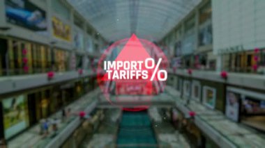 İthalat Tarifelerinin Perakende Alanları Üzerindeki Etkisi: Ekonomik Sezgiler ve Modern Alışveriş Ortamı Ticari Politikalarının Görsel Temsili. Sevkiyat.