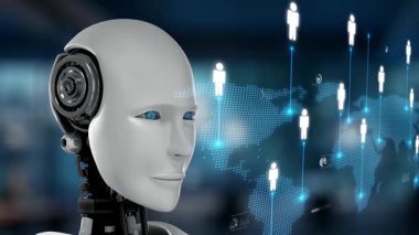 AI, yapay zeka kavrayışları, sanal asistan tanıtımları ve gelişmiş dijital iş bağlantıları ile insanların iletişim kurmasını sağlar. Çekirdek