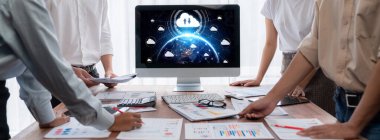 Hızlı uzak çalışma ve kişisel veri depolama için bulut hesaplama yazılımı