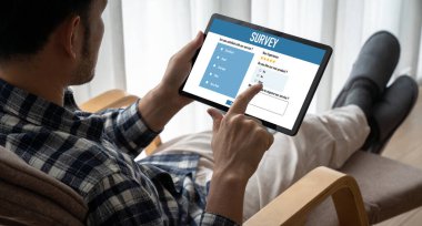 İnternet ağındaki mod dijital bilgi toplama için çevrimiçi anket formu