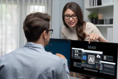 Yapay zeka teknolojisini çalıştırmak için komut mühendisi ve kullanıcı kolaylığı için üretici yapay zeka yardımcı araçları insanların yapay zeka hareketini teşvik ederek üretken yapay zeka fonksiyonları ile çalışmasına yardımcı olur